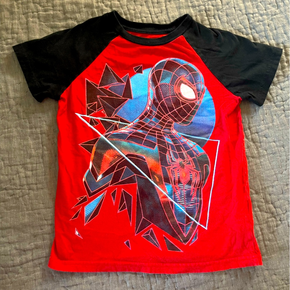Spider-Man Miles Morales t-shirt size 7/8 little boys